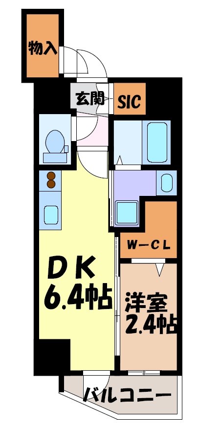 エステムコート名古屋葵 間取り図