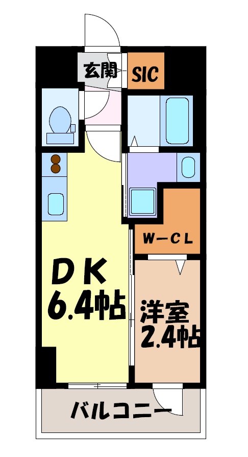 エステムコート名古屋葵 間取り図
