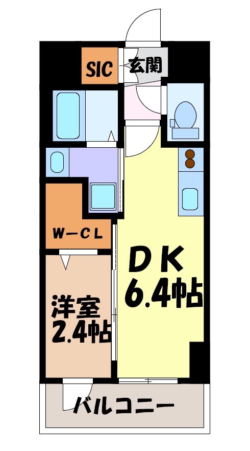 エステムコート名古屋葵 間取り図