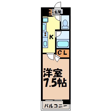 ベルファース川原通 間取り図