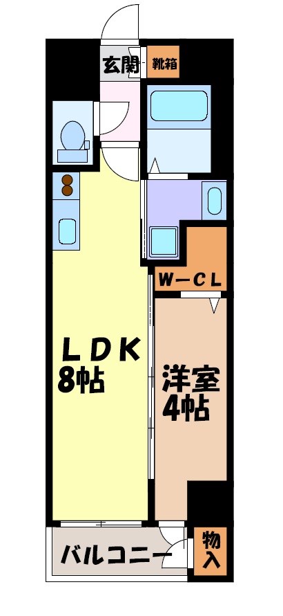 エステムコート名古屋葵 間取り図