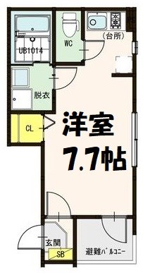 K&amp;#39;s Garden 吹上 間取り図