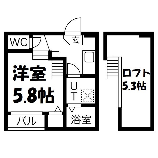 ヒルズ黒川 間取り図