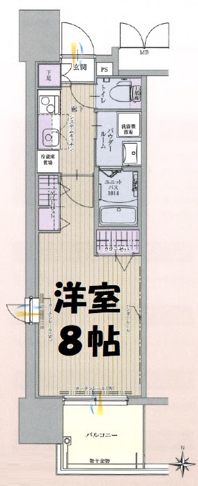 パルティール金山アネックス 間取り