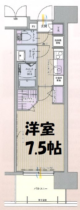 パルティール金山アネックス 間取り図