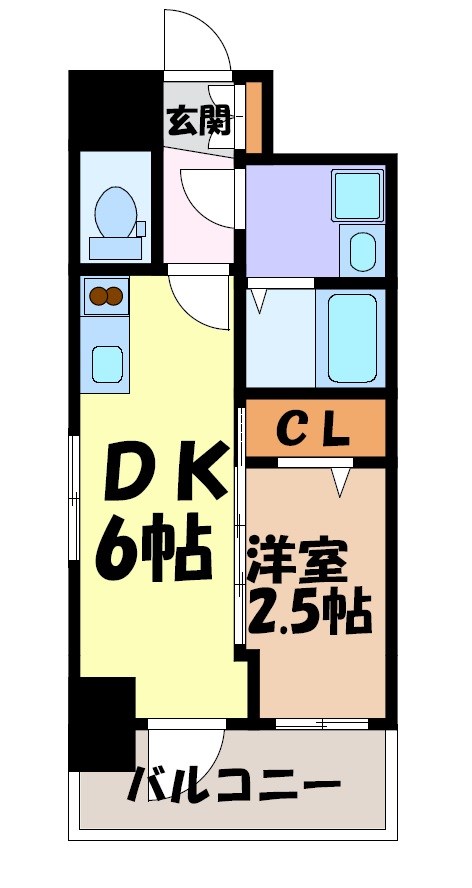 エスリード池下レスティア 間取り図