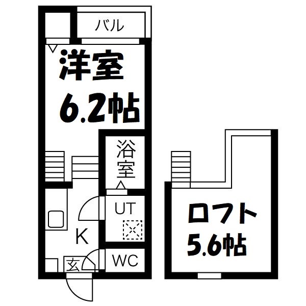 クレール・Ｋ・桜山 間取り図