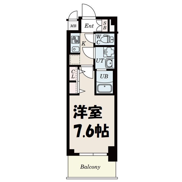 S-RESIDENCE堀田駅前 間取り図