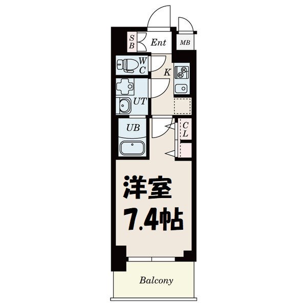 S-RESIDENCE堀田駅前 間取り図