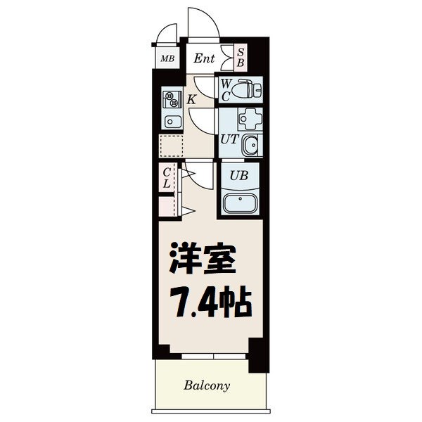 S-RESIDENCE堀田駅前 間取り図