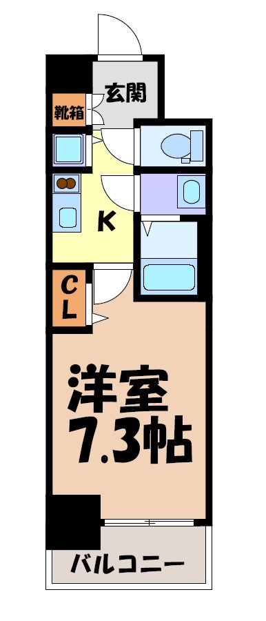 エスリード上前津テルツェ 間取り図
