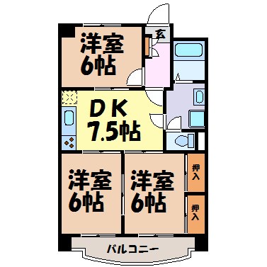Casa吹上 間取り図