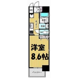 セレニティー名駅 間取り図