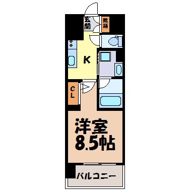 セレニティー大須 間取り図