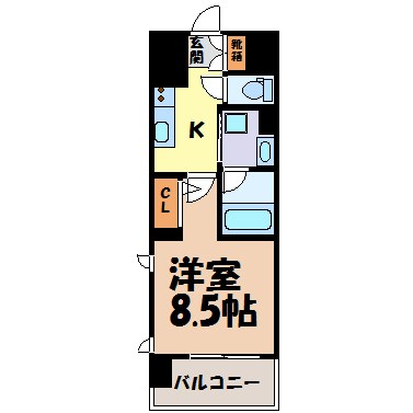 セレニティー大須 間取り図