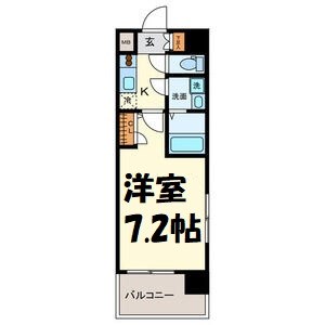 ＵＵＲコート名古屋名駅 間取り図