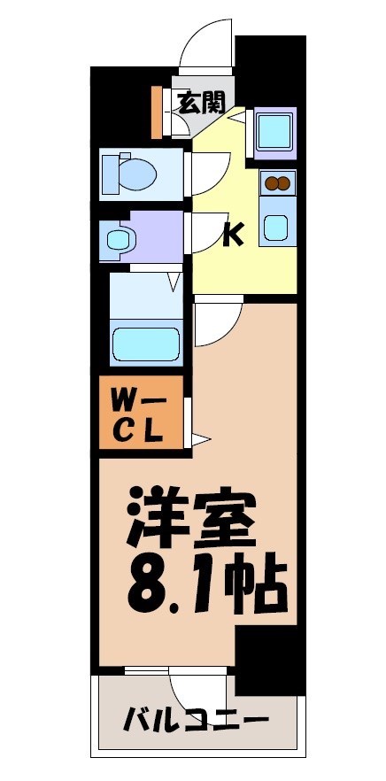 エスリード今池ルミナス 間取り図