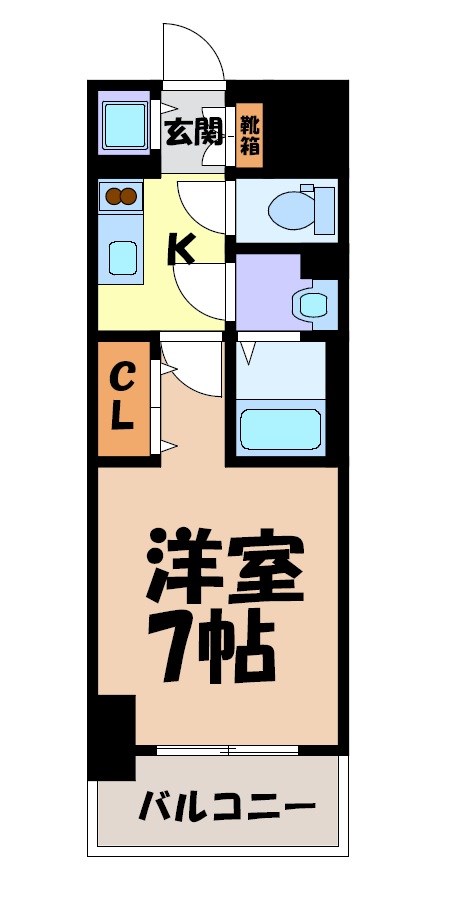 エスリード今池ルミナス 間取り図