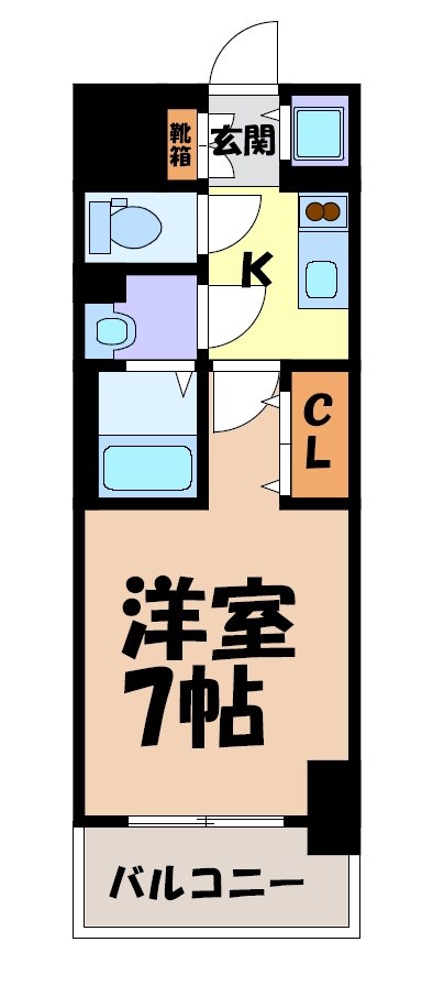 エスリード今池ルミナス 間取り図