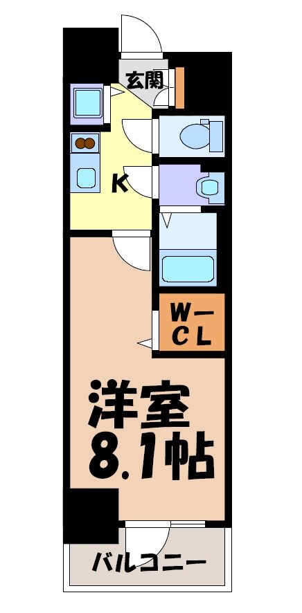 エスリード今池ルミナス 間取り図