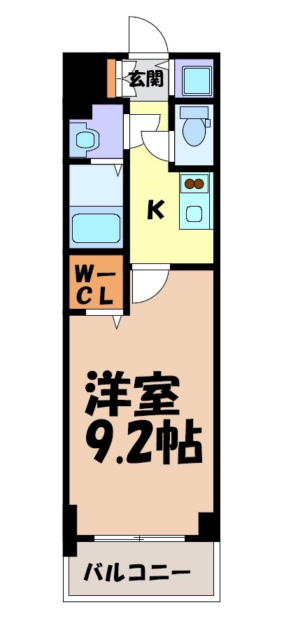エスリード今池ルミナス 間取り図
