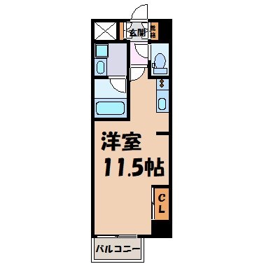 グラヴィス鶴舞 間取り図