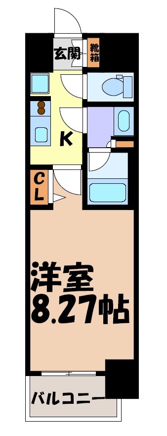 リヴシティ泉 間取り図
