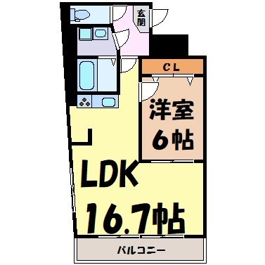 D－アパートメント泉 間取り図
