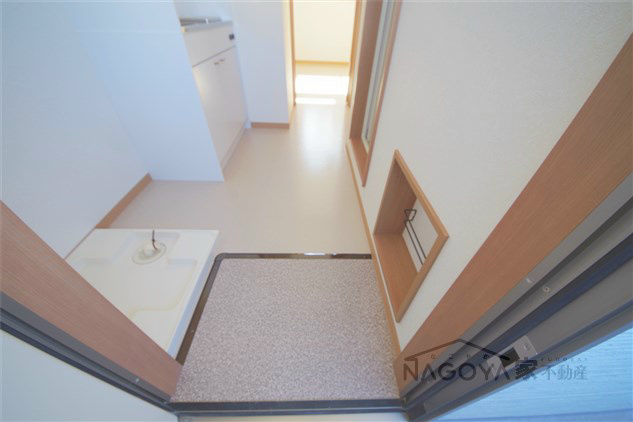 ハーベスト清水 玄関