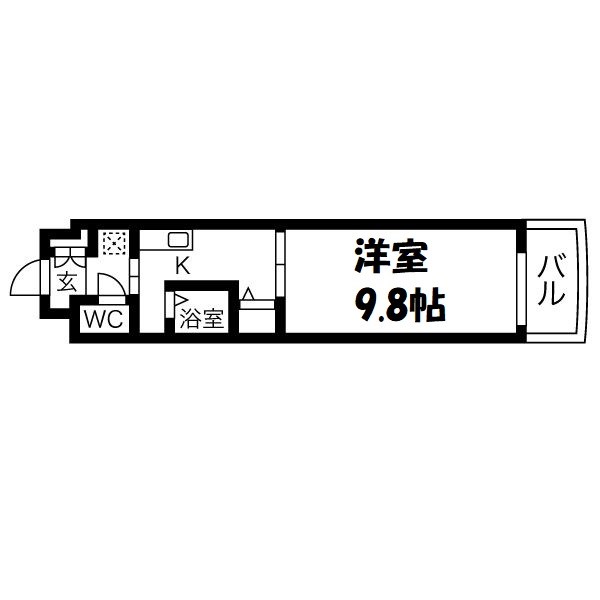 クレセール・サン 間取り図