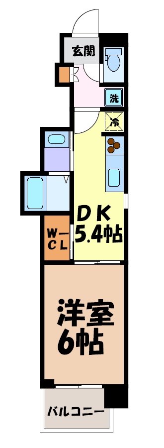 エステムコート名古屋平安通クチュール 間取り図