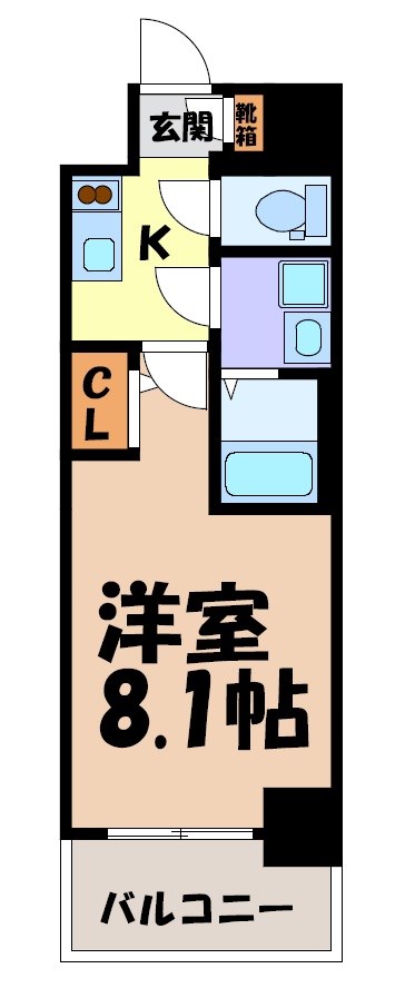 エスリード新栄マルス 間取り図