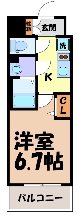 プレサンス上前津エレスタ 間取り図