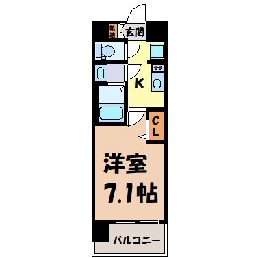 プレサンス大須観音 間取り図