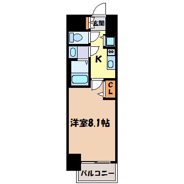 プレサンス東別院駅前 間取り図