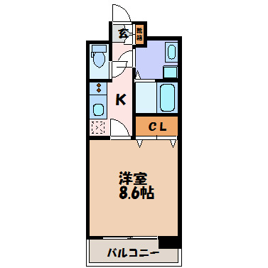 ステージファースト名駅 間取り図