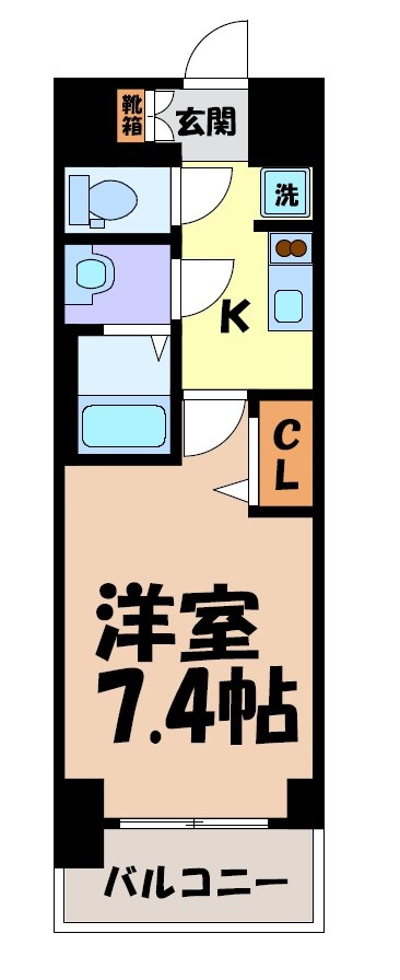 プレサンス今池駅前フェルディノ 間取り