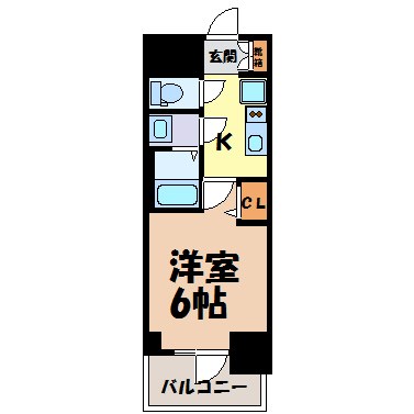 プレサンス名古屋幅下ファビュラス 間取り図