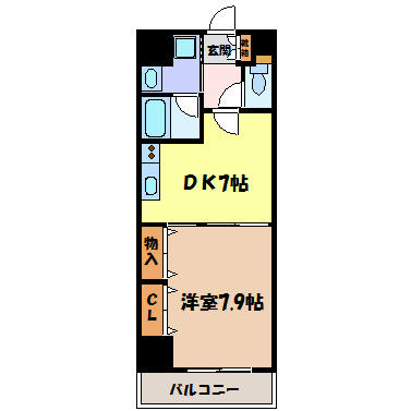シャルール 間取り図