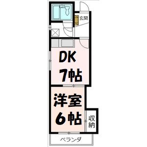 コーポ徳川 間取り