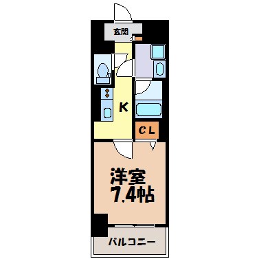 シャルマンソワレ名駅 間取り図