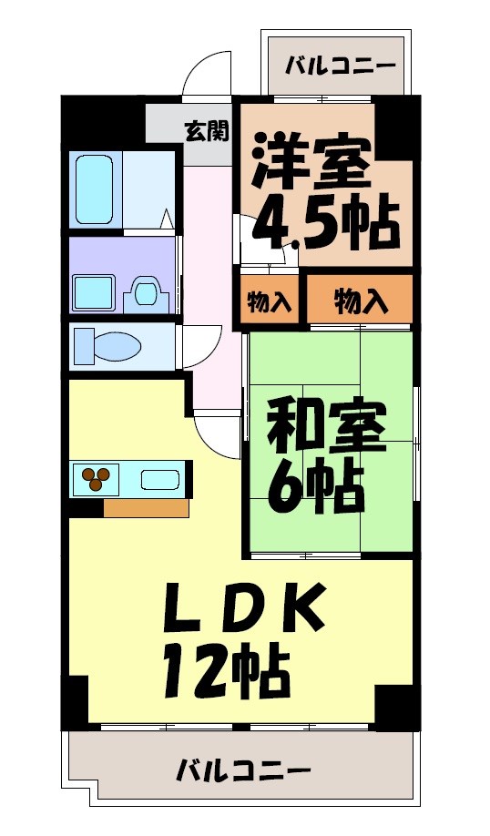 メゾン黒川 間取り