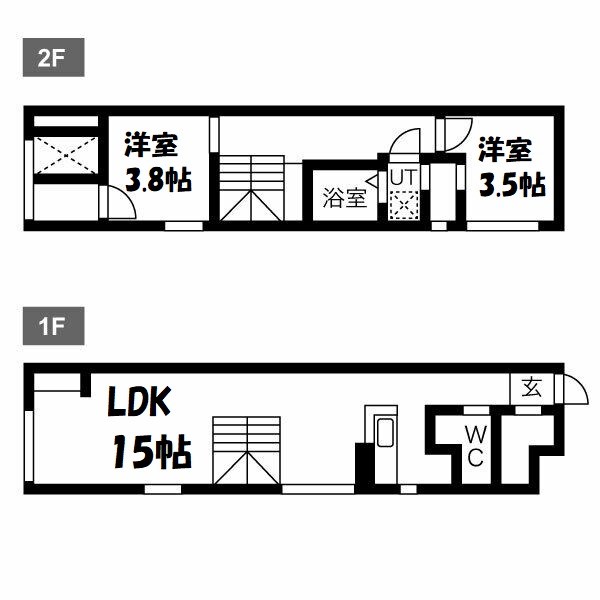Le Gioie名駅Ⅱ 間取り図