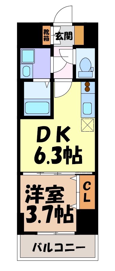 エスリードレジデンス東別院マークス 間取り図