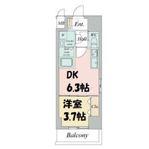 エスリードレジデンス東別院マークス 間取り図