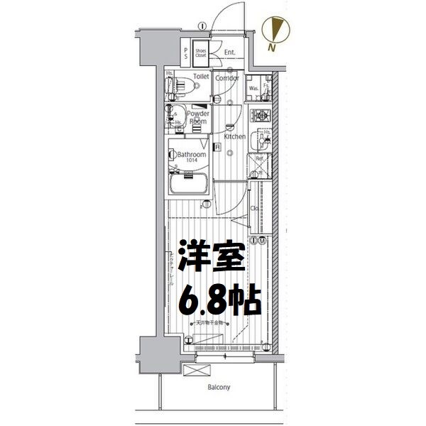 メイクスデザイン名駅南 間取り図