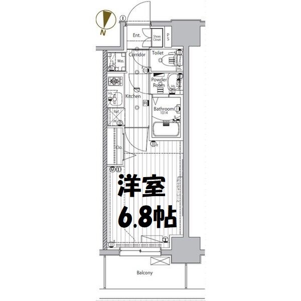 メイクスデザイン名駅南 間取り図