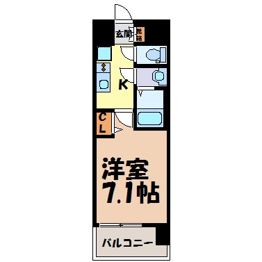 メイクスデザイン鶴舞 間取り図