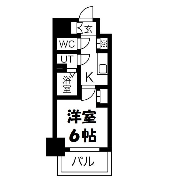 エステート金山 間取り図