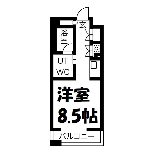 白川公園パークマンション 間取り図